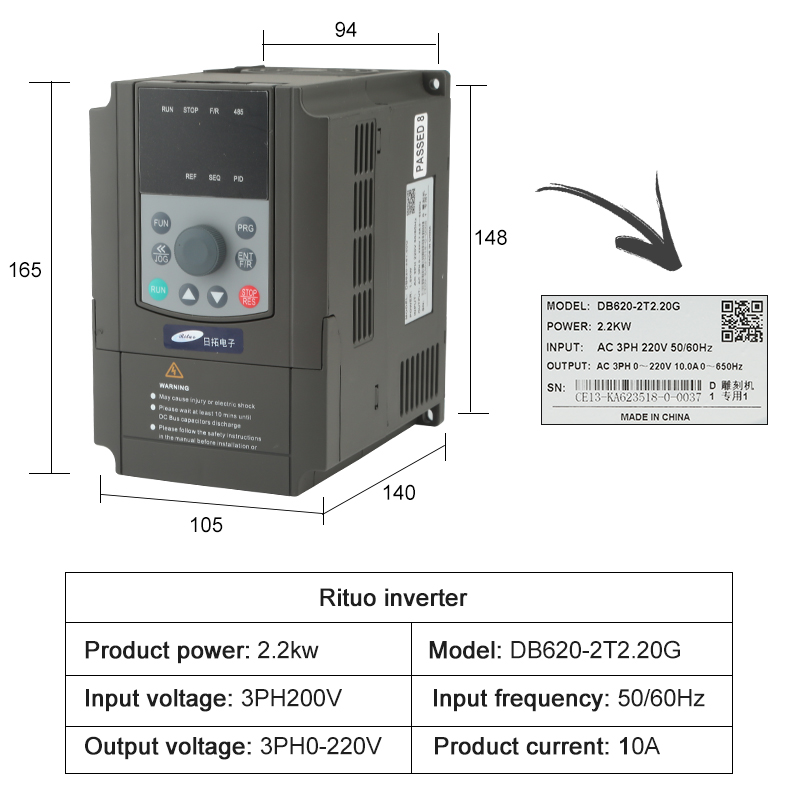 Zestaw do frezarki CNC 2,2 kW, – Cnc Spindle Motor recenzja i cena