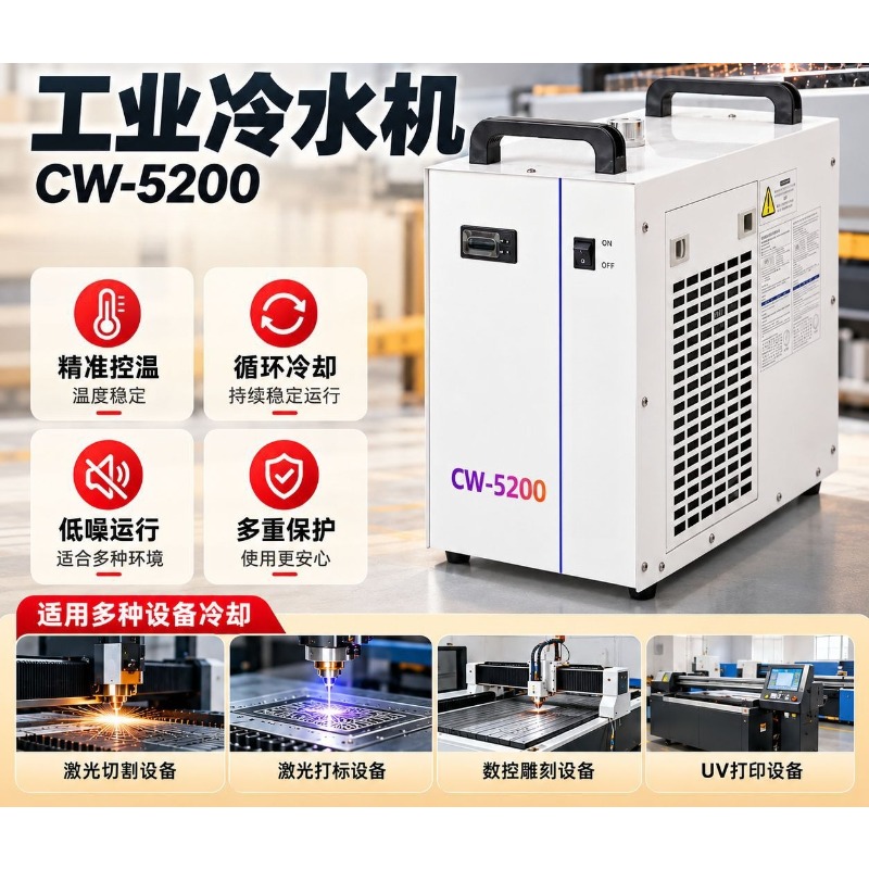Przemysłowy chłodnica CW5200,  – Laser Industrial Chiller recenzja i cena